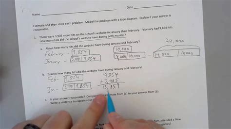 Grade 5 Module 5 Solutions UPDATED <b>9</b>-25-17. . Lesson 9 problem set answer key